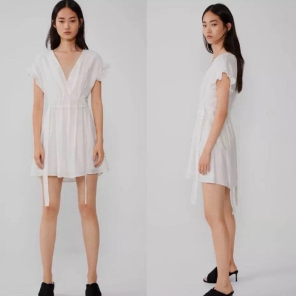 Zara White Mini Dress
